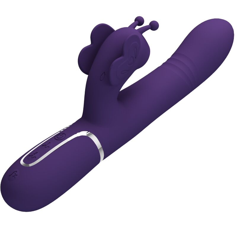 Vibratore Rabbit Multifunzione Pretty Love Flirtation — Viola