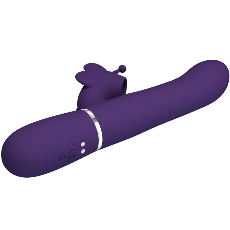 Vibratore Rabbit Multifunzione Pretty Love Flirtation — Viola