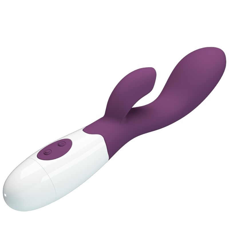 Vibratore Rabbit Punto G e Clitoride Pretty Love Brighty — Viola