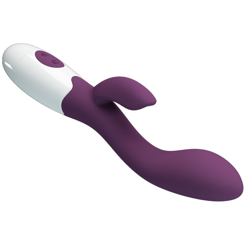 Vibratore Rabbit Punto G e Clitoride Pretty Love Brighty — Viola