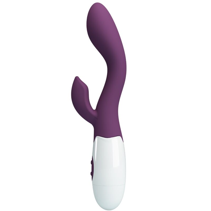 Vibratore Rabbit Punto G e Clitoride Pretty Love Brighty — Viola