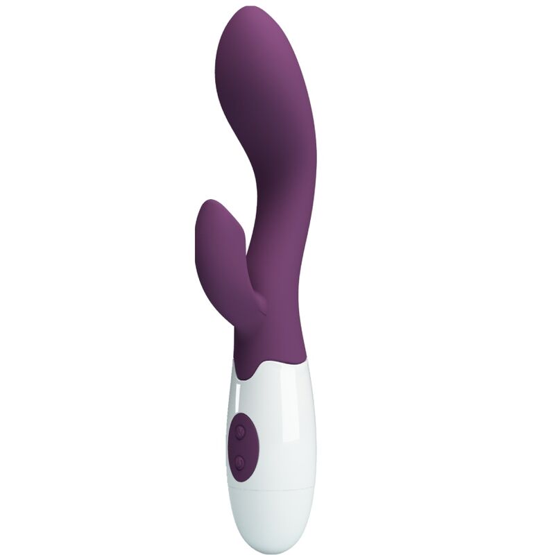 Vibratore Rabbit Punto G e Clitoride Pretty Love Brighty — Viola
