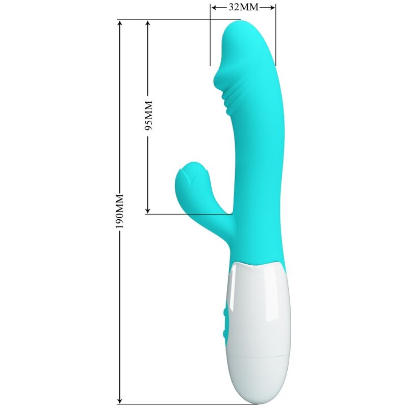 Vibratore Rabbit Pretty Love Snappy — Punto G e Clitoride