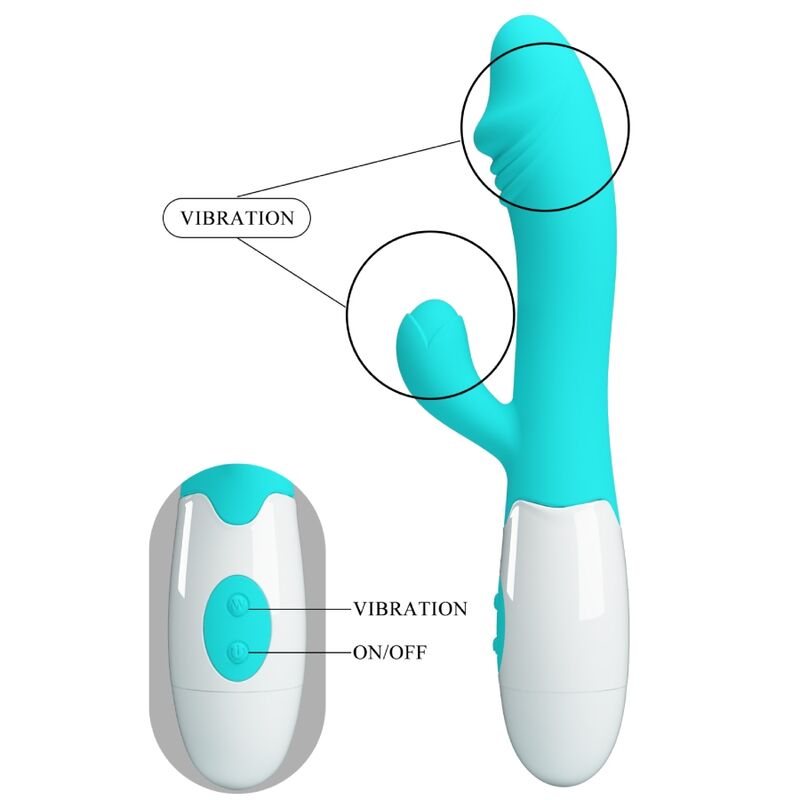 Vibratore Rabbit Pretty Love Snappy — Punto G e Clitoride