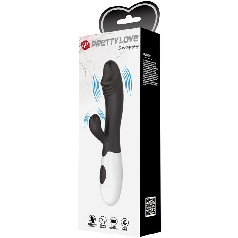 Vibratore Rabbit Punto G e Clitoride Pretty Love Snappy