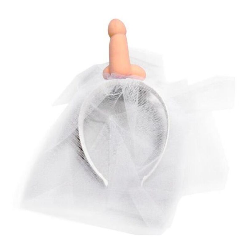 Accessorio Addio al Nubilato Diablo Picante — Velo con Pene