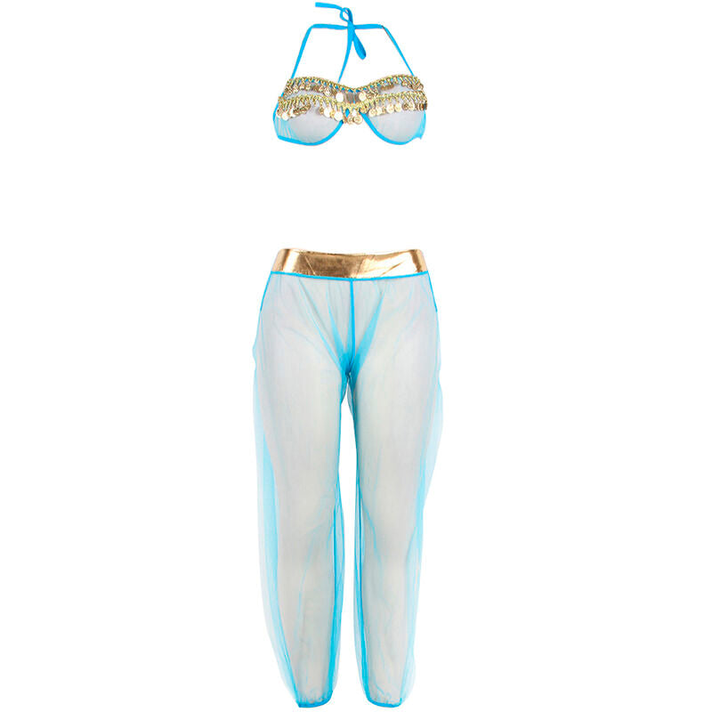 Lingerie Sexy Stile Etnico Subblime Blue India — Bralette L/XL