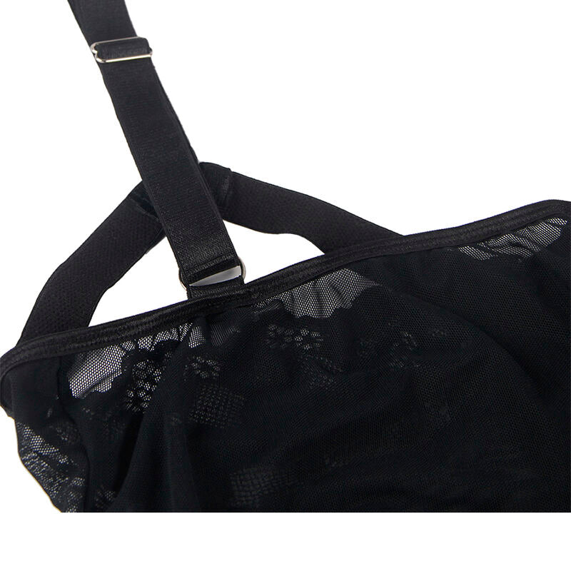 Body Erotico in Pizzo Subblime — Nero, S/M