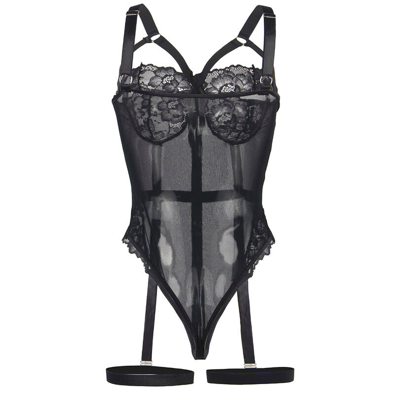 Body Erotico in Pizzo Subblime — Nero, L/XL