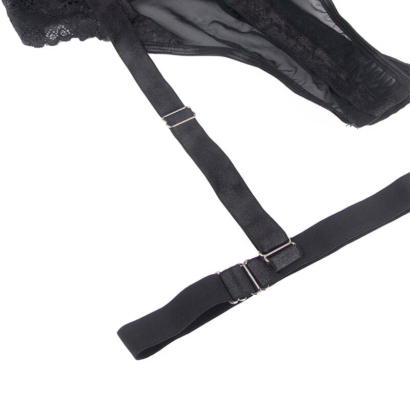 Body Erotico in Pizzo Subblime — Nero, L/XL