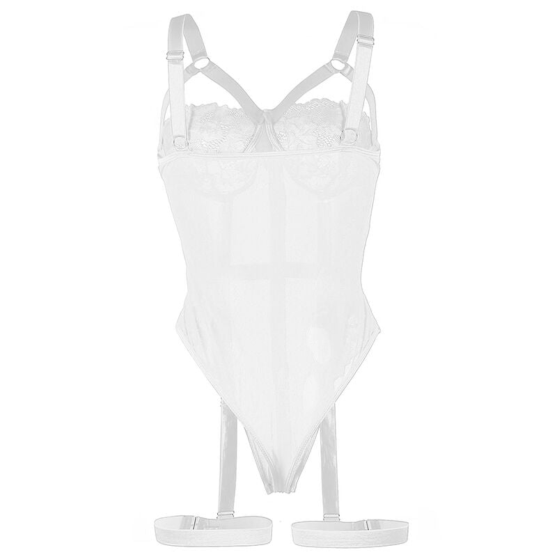 Body Erotico in Pizzo Subblime — Bianco, S/M