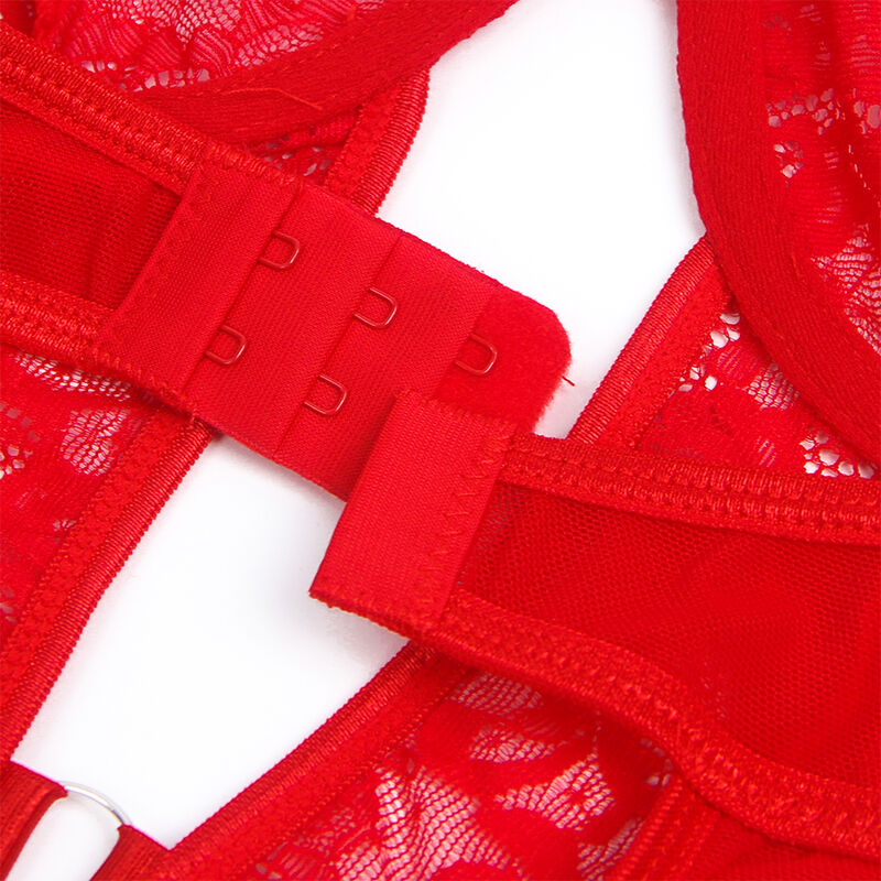 Body Erotico con Giarrettiera Subblime — Pizzo, L/XL