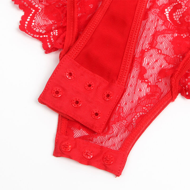 Body Erotico con Giarrettiera Subblime — Pizzo, L/XL