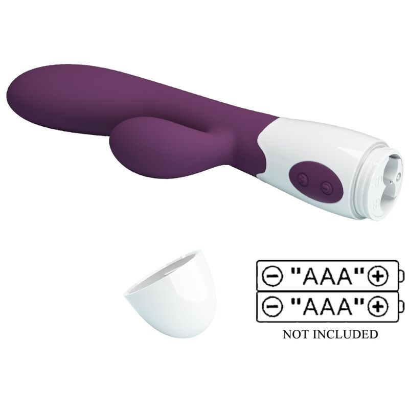 Vibratore Rabbit Punto G Pretty Love Alvis — Silicone, Viola
