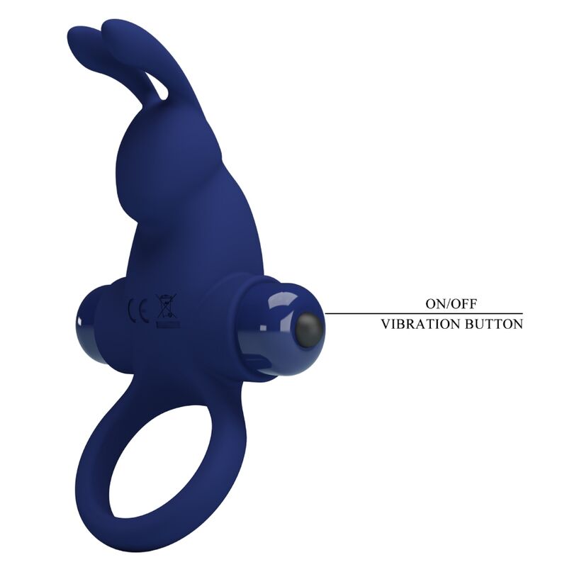 Anello Fallico Vibrante Pretty Love Jiro — Silicone, 10 Modalità