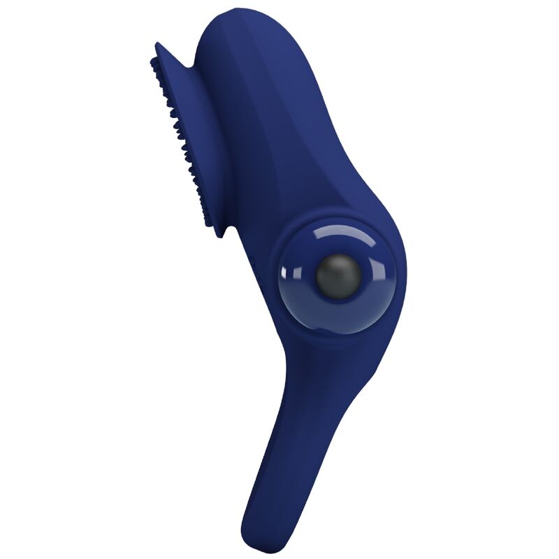 Anello Fallico Vibrante Pretty Love — Silicone, Blu