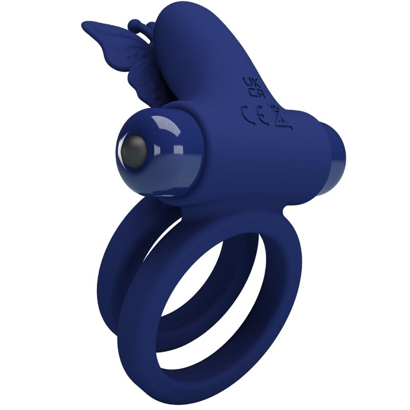 Anello Fallico Vibrante Pretty Love Jamele — Doppio, Farfalla