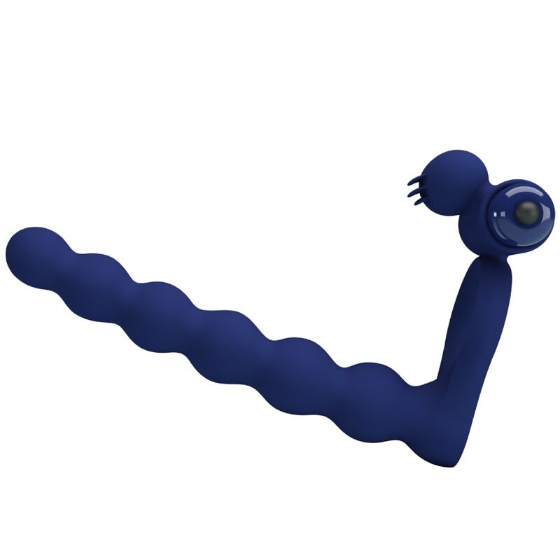 Anello Fallico Vibrante Pretty Love Ajmal — 10 Funzioni, Blu