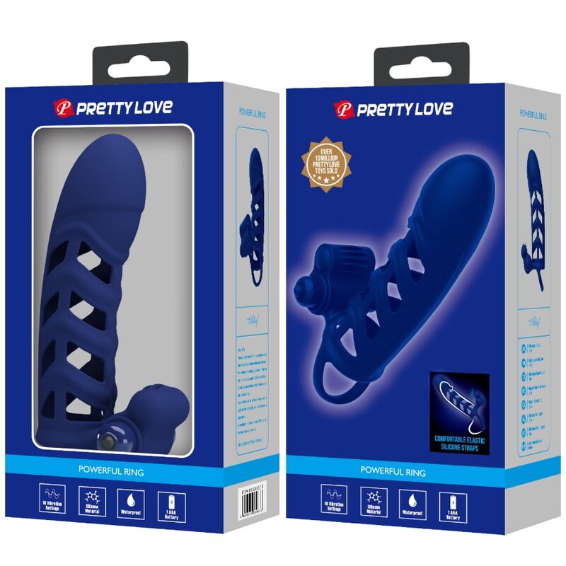 Guaina Fallica Vibrante Pretty Love Altaf — Anello, Silicone