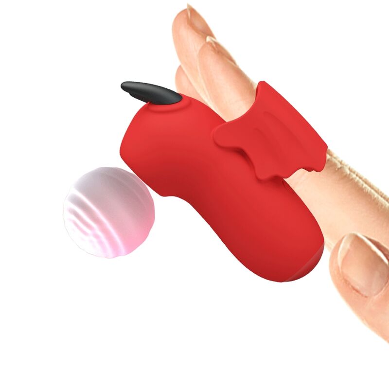 Stimolatore Dito Vibrante Pretty Love Magic Devil — Silicone