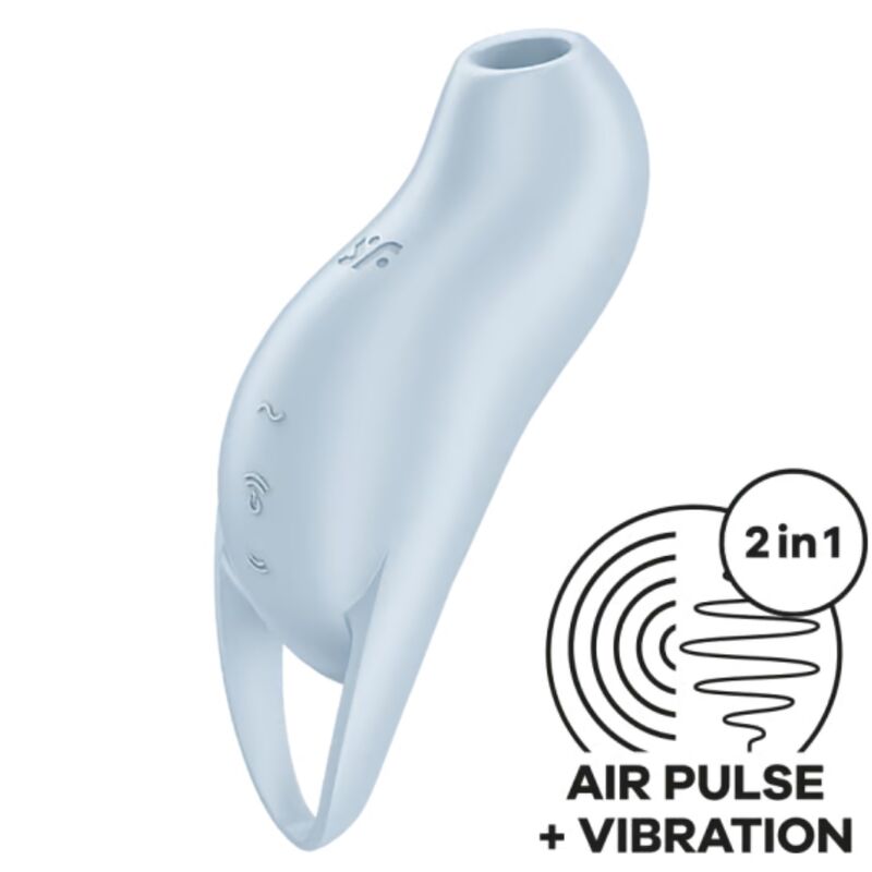 Succhia Clitoride Satisfyer Pocket Pro 1 — Azzurro