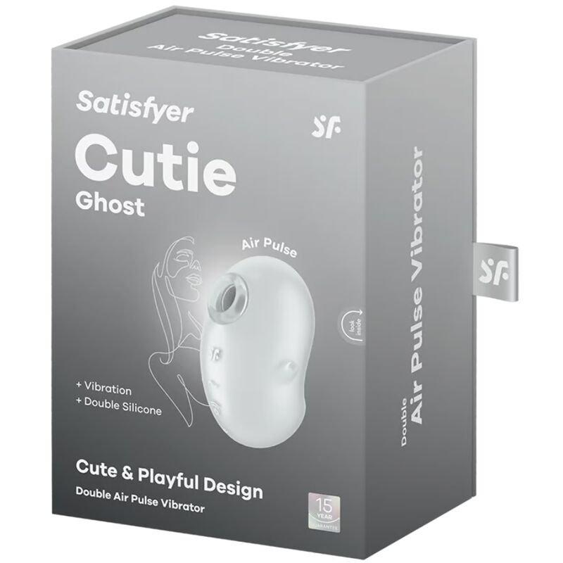 Stimolatore Clitoride Satisfyer Cutie Ghost — Lay-On, Bianco