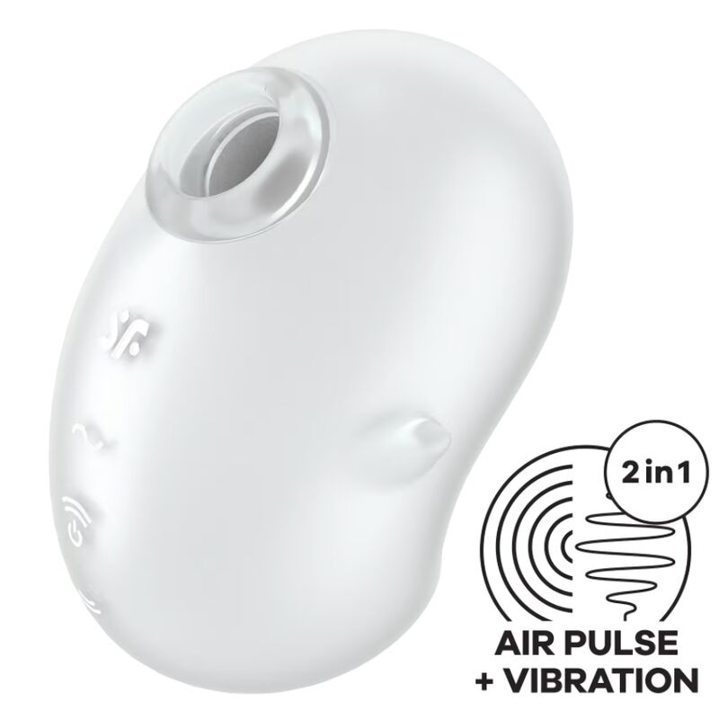 Stimolatore Clitoride Satisfyer Cutie Ghost — Lay-On, Bianco