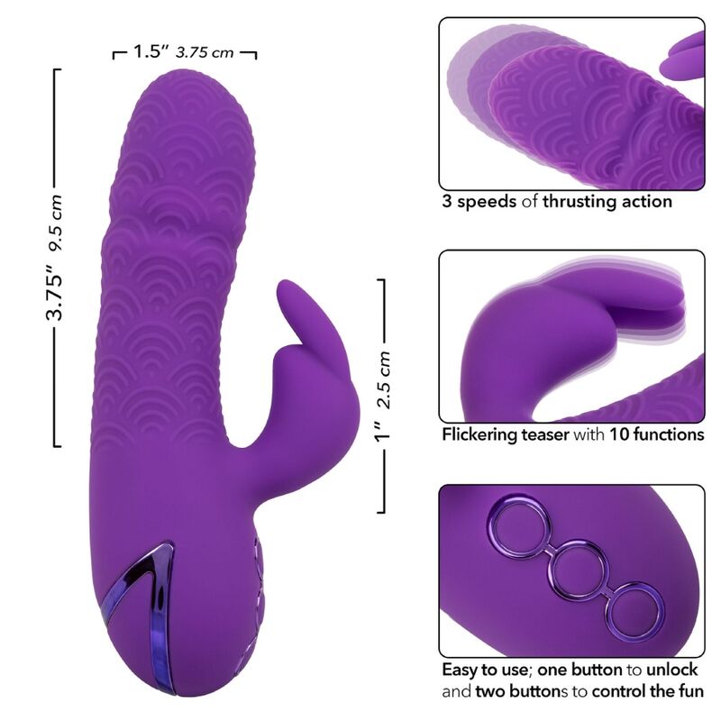 Vibratore Rabbit Calexotics Manhattan Beach Marvel — Viola