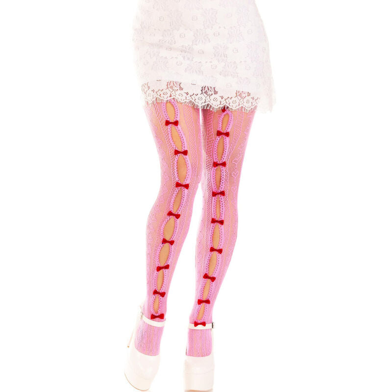 Collant a Rete Kawaii Leg Avenue Sweetheart — Fiocchi e Cuori
