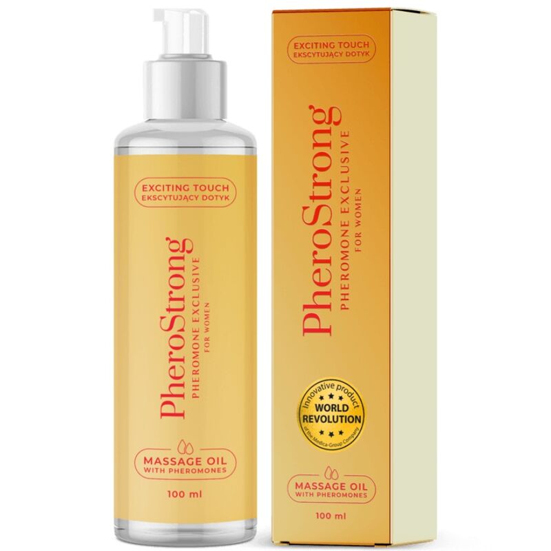 Olio da Massaggio con Feromoni Pherostrong — Per Donne 100 ml