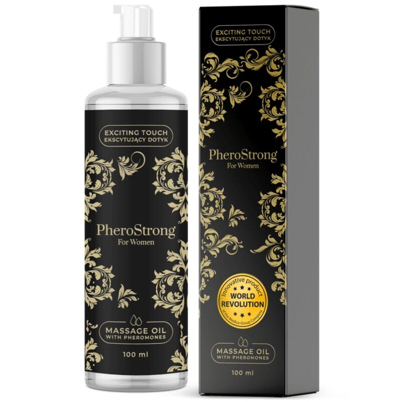 Olio da Massaggio con Feromoni Pherostrong — Donna, 100 ml