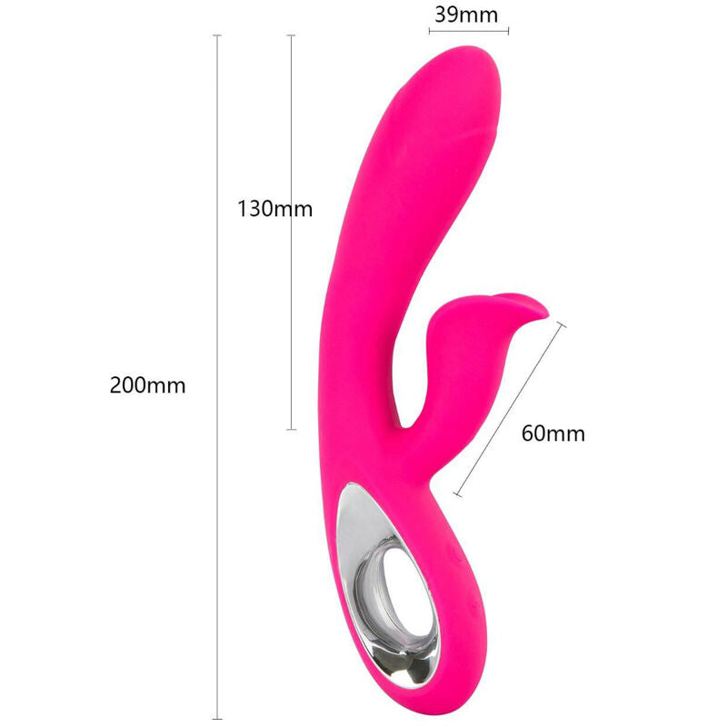Vibratore con Anello Stimolatore Armony Daro — Fucsia