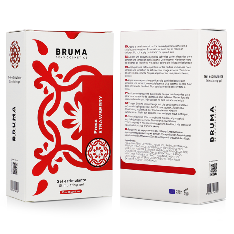 Gel Stimolante Clitoride Gusto Fragola Bruma — 15 ml