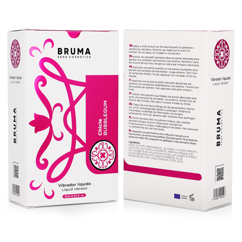 Gel Orgasmico Vibrante al Bubblegum Bruma — 15 ml