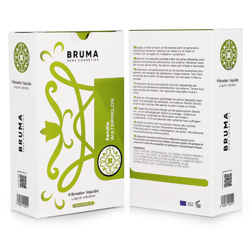 Gel Orgasmico Gusto Anguria Bruma Vibratore Liquido — 15 ml