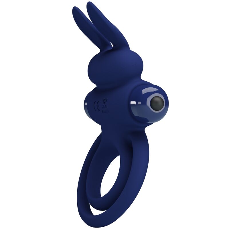 Anello Fallico Vibrante Rabbit Pretty Love Darey — Blu