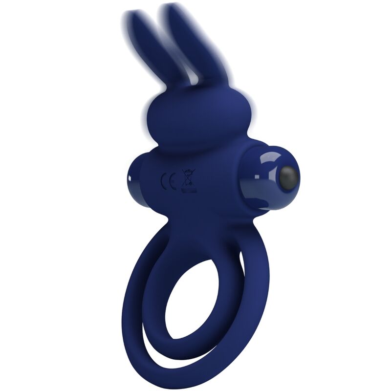 Anello Fallico Vibrante Rabbit Pretty Love Darey — Blu