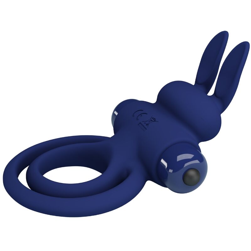 Anello Fallico Vibrante Rabbit Pretty Love Darey — Blu