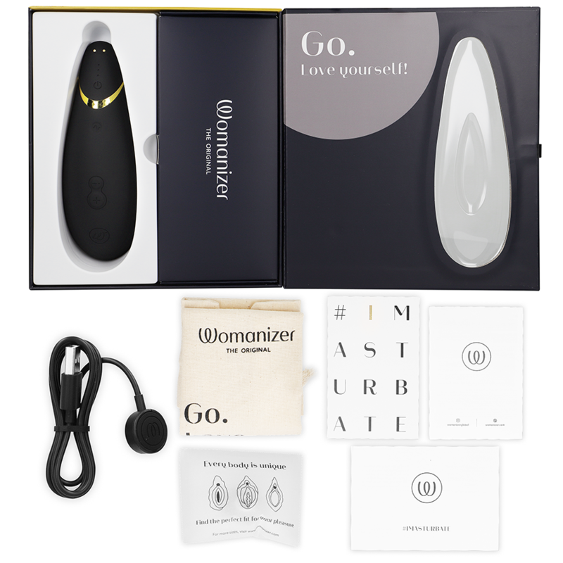 Succhia Clitoride Womanizer Premium 2 — Nero