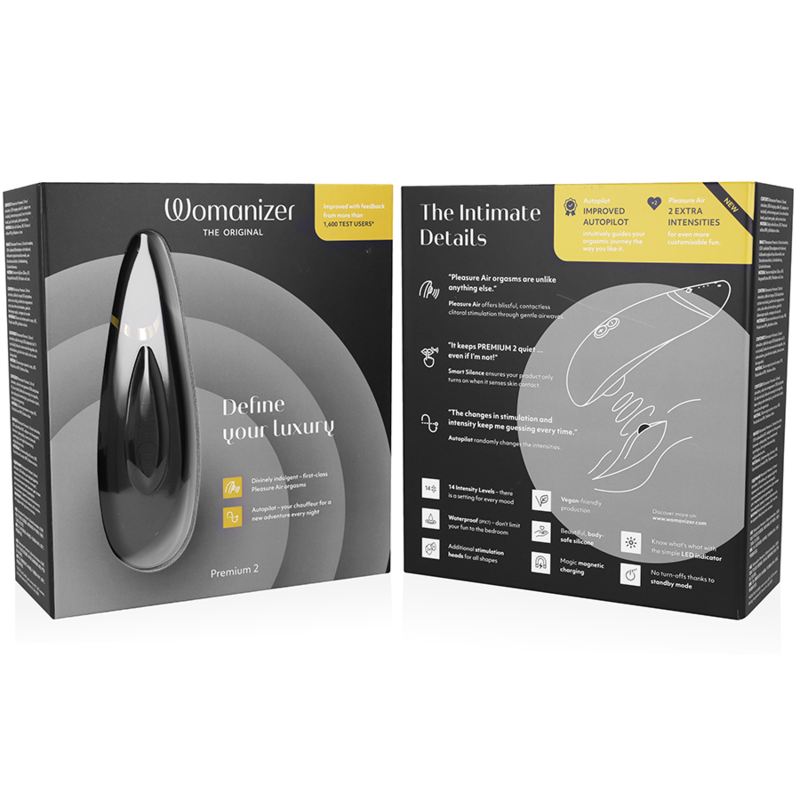 Succhia Clitoride Womanizer Premium 2 — Nero