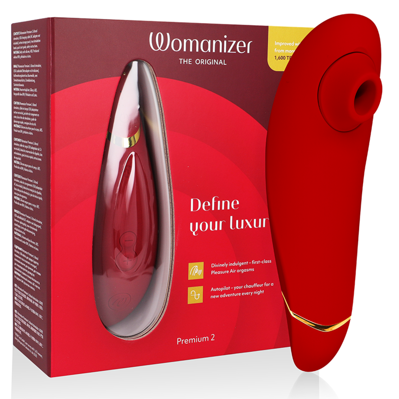 Succhia Clitoride Womanizer Premium 2 — Bordeaux