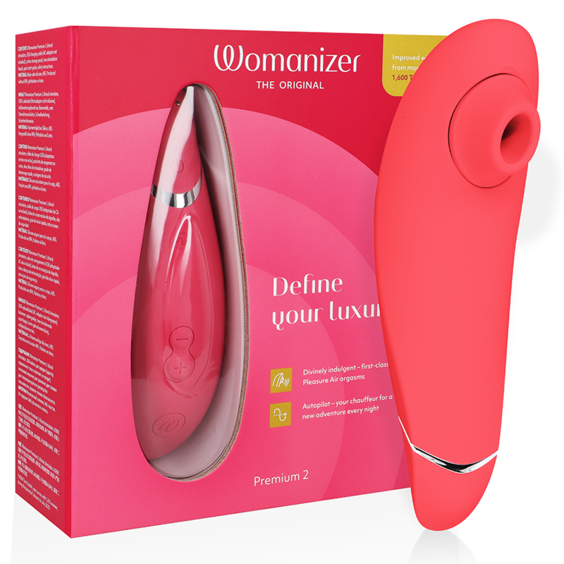 Succhia Clitoride Womanizer Premium 2 — Lampone