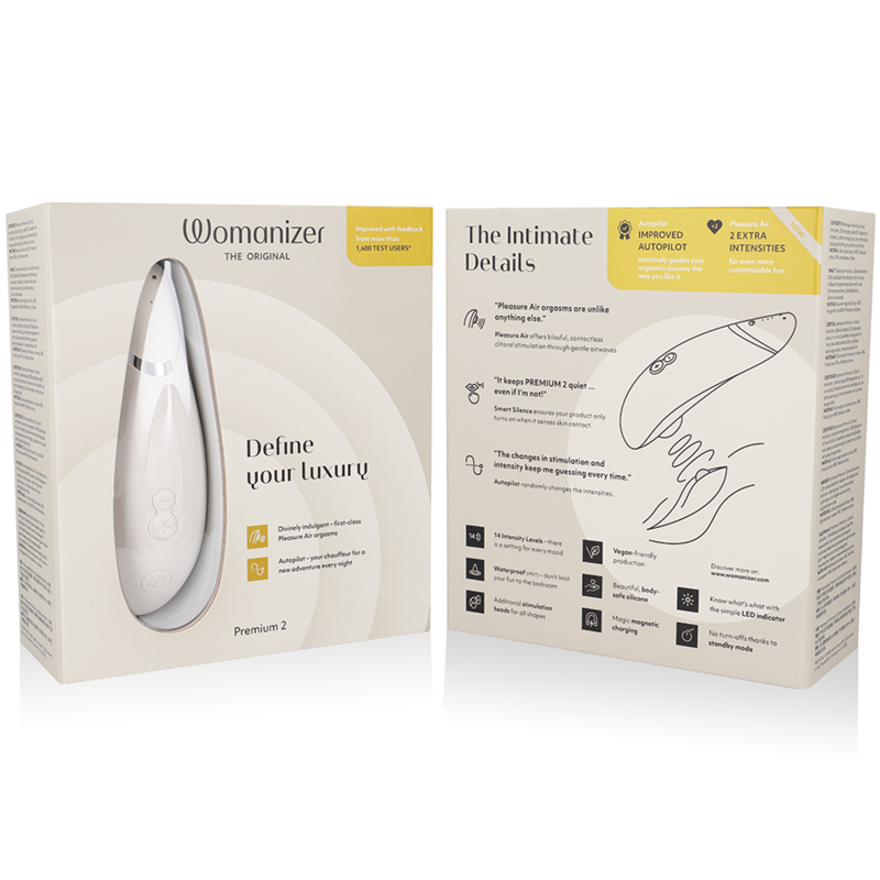 Succhia Clitoride Womanizer Premium 2 — Grigio