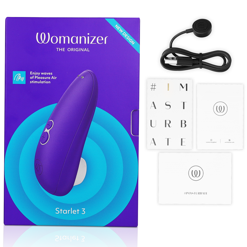 Succhia Clitoride Womanizer Starlet 3 — Pleasure Air, Indigo