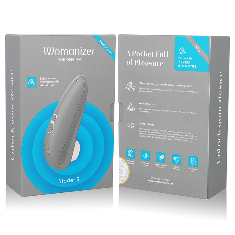 Succhia Clitoride Womanizer Starlet 3 — Grigio