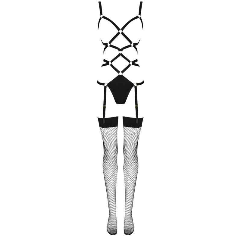 Body Erotico con Calze Livco Corsetti Thiara — Set S/M