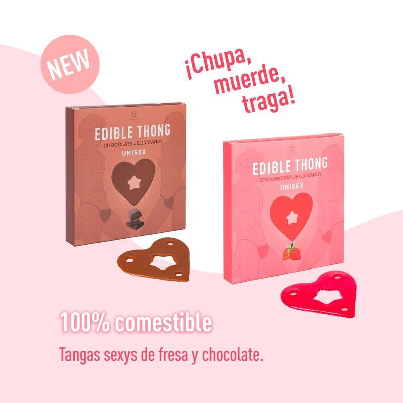 Perizoma Commestibile al Cioccolato Secret Play — Unisex