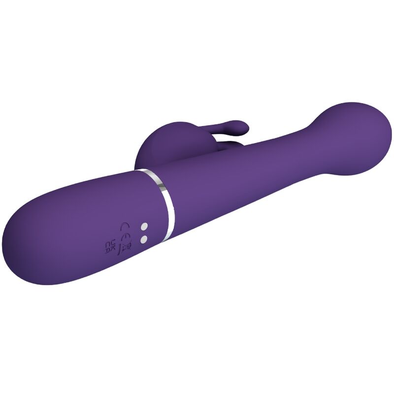 Vibratore Rabbit Pretty Love Dejon — 3 in 1, Viola