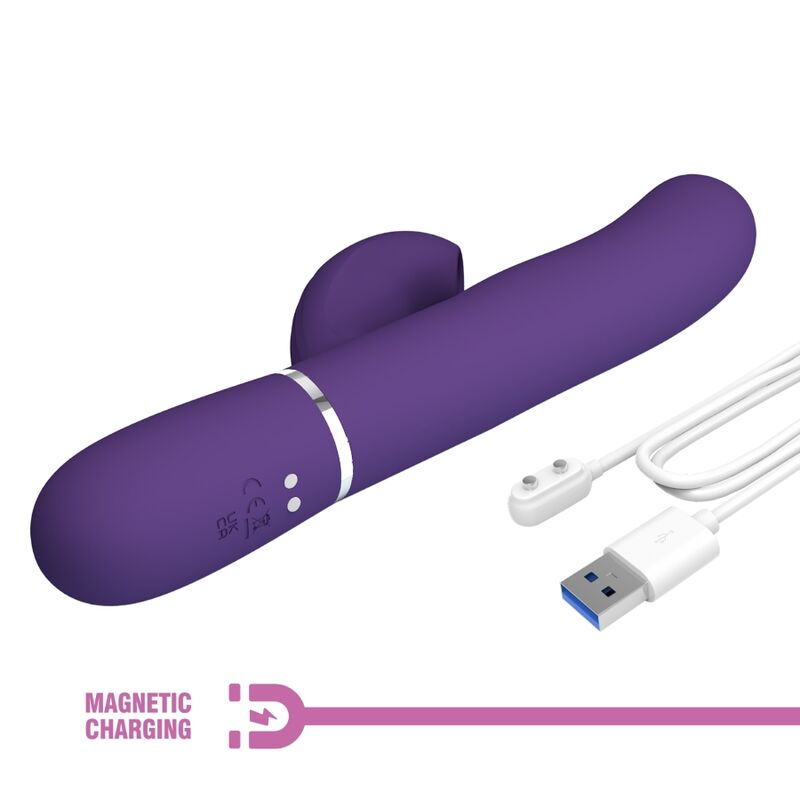 Vibratore Rabbit Multifunzione Pretty Love Perlita — 7 Modalità