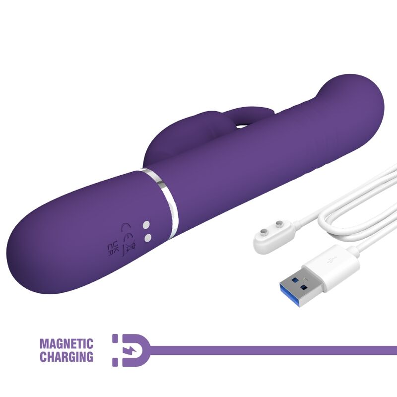 Vibratore Rabbit Pretty Love Coale — 4 in 1, Viola